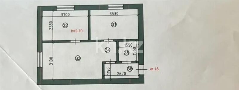 Продажа 2-комнатной квартиры, 40 м² - Продажа двухкомнатных квартир в кирпичном доме в Алматы - страница 17 фото 5 из 5