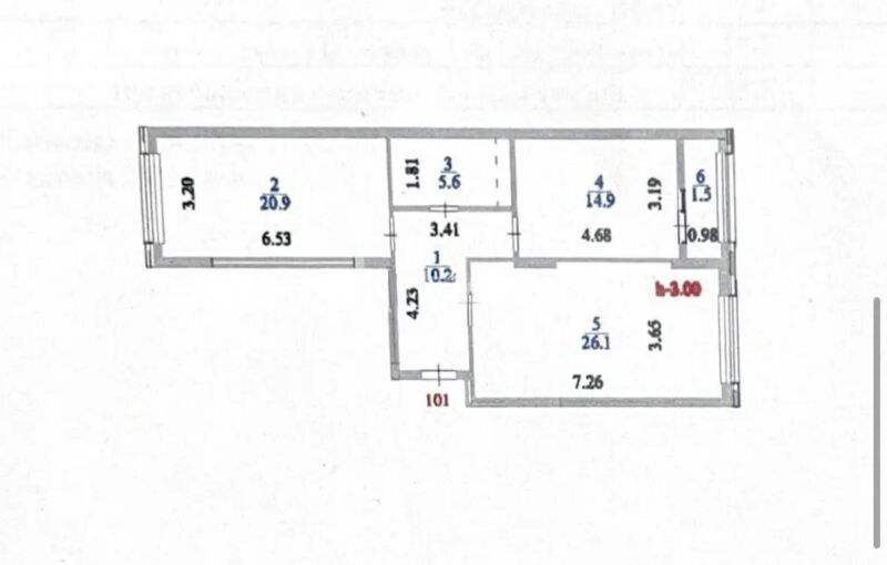 Продажа 2-комнатной квартиры, 79.2 м² - Недвижимость в Астане - страница 9 фото 1 из 1