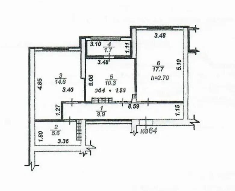 Продажа 2-комнатной квартиры, 59.8 м² - Продажа квартир в новостройках Алматы с фото - страница 20 фото 6 из 6