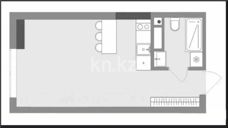Продажа 1-комнатной квартиры, 35 м² - Продажа однокомнатных квартир от собственников в Казахстане - страница 278 фото 3 из 3