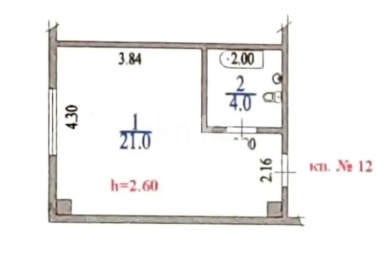 Продажа 1-комнатной квартиры, 25 м² - Продажа квартир в панельном доме в Алматы - страница 13 фото 3 из 3