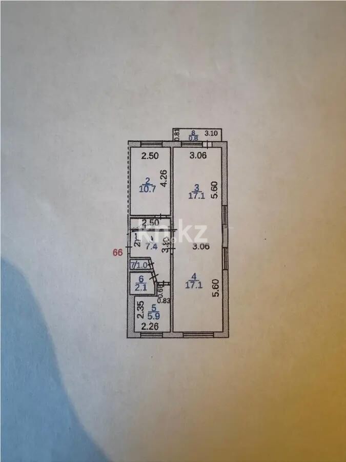 Продажа 3-комнатной квартиры, 62 м² - Продажа трехкомнатных квартир на Юго-Востоке Караганды - страница 16 фото 7 из 7