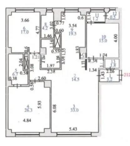 Продажа 4-комнатной квартиры, 148 м² - Продажа четырехкомнатных квартир в Астане фото 2 из 2
