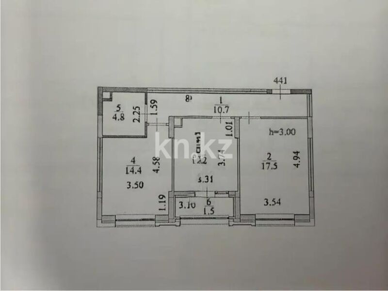 Продажа 2-комнатной квартиры, 61 м² - Продажа квартир в новостройках Астаны фото 1 из 1