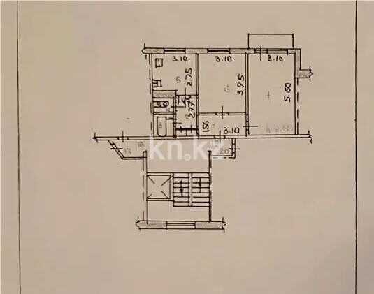 Продажа 2-комнатной квартиры, 50 м² - Продажа двухкомнатных квартир от собственников в Темиртау - страница 3 фото 6 из 6