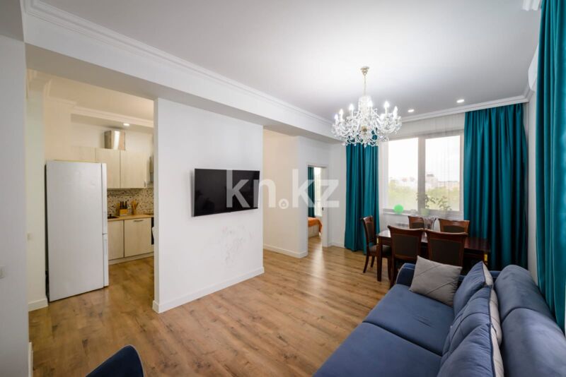 Аренда 3-комнатной квартиры посуточно, 75 м² - Аренда трехкомнатных квартир посуточно в Алматы фото 17 из 18