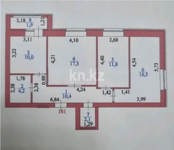 Продажа 3-комнатной квартиры, 75 м² - Продажа трехкомнатных квартир в Астане - страница 23 фото 6 из 6