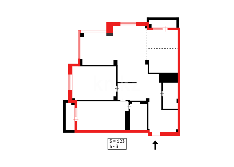 Продажа 3-комнатной квартиры, 123 м² - Продажа трехкомнатных квартир в Караганде - страница 47 фото 25 из 25