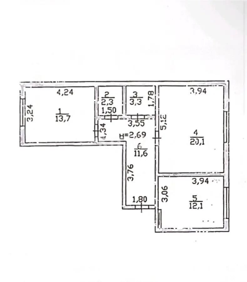 Продажа 2-комнатной квартиры, 63.1 м² - Продажа двухкомнатных квартир в Турксибском р-не Алматы - страница 19 фото 7 из 7