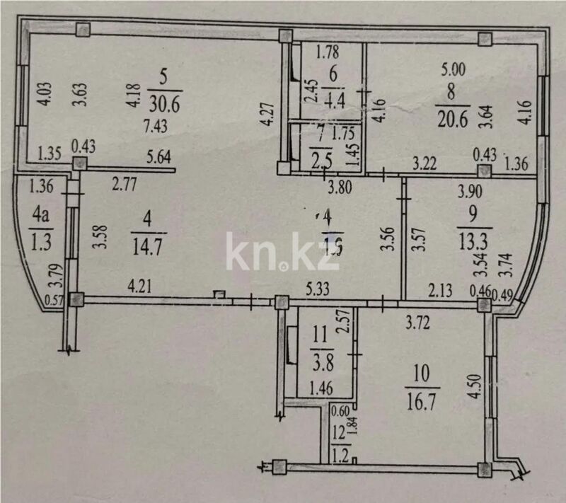 Продажа 4-комнатной квартиры, 130 м² - Продажа четырехкомнатных квартир от собственников в Алматы - страница 7 фото 6 из 6