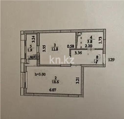 Продажа 1-комнатной квартиры, 42 м² - Продажа однокомнатных квартир от собственников в Астане - страница 3 фото 5 из 5