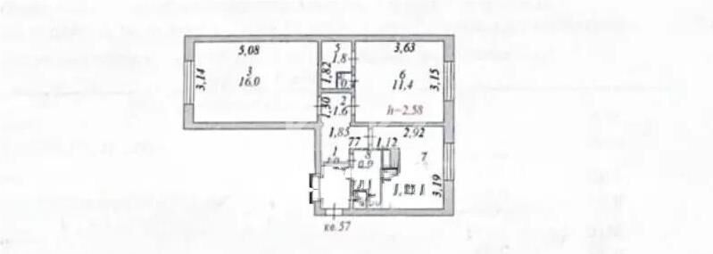 Продажа 2-комнатной квартиры, 46 м² - Аренда домов в Балхаше фото 5 из 5