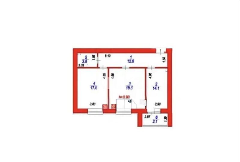 Продажа 2-комнатной квартиры, 68.5 м² - Продажа квартир в Казахстане - страница 18 фото 1 из 1