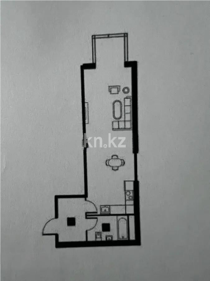 Продажа 1-комнатной квартиры, 41.1 м² - Продажа однокомнатных квартир в Алатауском р-не Алматы - страница 23 фото 1 из 1