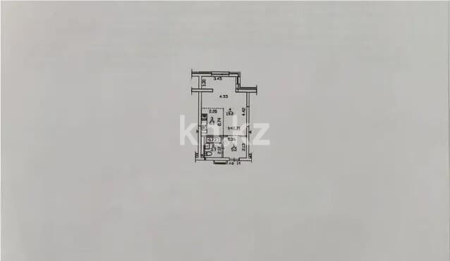 Продажа 1-комнатной квартиры, 34 м² - Продажа однокомнатных квартир в Медеуском р-не Алматы фото 3 из 3