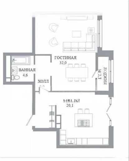 Продажа 2-комнатной квартиры, 68 м² - Продажа квартир в новостройках Астаны - страница 15 фото 4 из 4