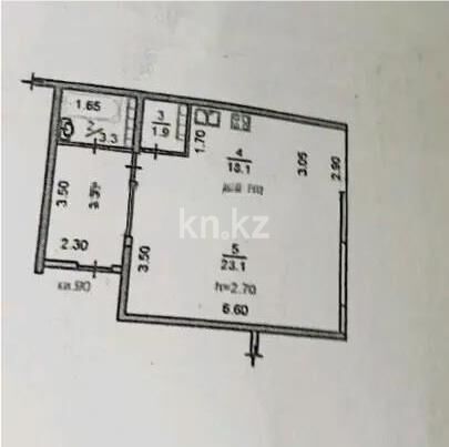 Продажа 2-комнатной квартиры, 55.5 м² - Продажа двухкомнатных квартир в Жетысуском р-не Алматы - страница 9 фото 3 из 3