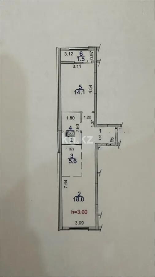 Продажа 2-комнатной квартиры, 51 м² - Продажа квартир в Казахстане - страница 192 фото 1 из 1