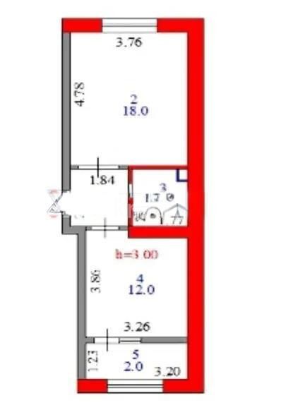 Продажа 1-комнатной квартиры, 39.4 м² - Продажа однокомнатных квартир в р-не Нура Астаны - страница 45 фото 1 из 1