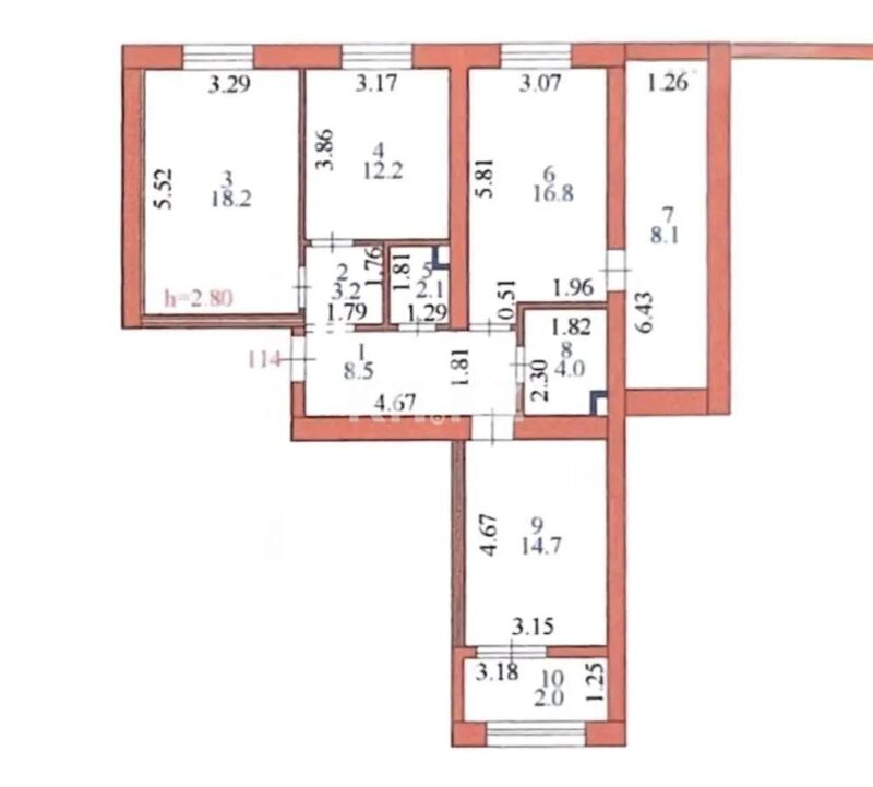 Продажа 3-комнатной квартиры, 90 м² - Продажа трехкомнатных квартир от собственников в Казахстане - страница 17 фото 4 из 4