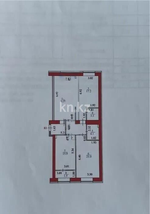 Продажа 3-комнатной квартиры, 97.3 м² - Продажа трехкомнатных квартир в Астане - страница 10 фото 6 из 6