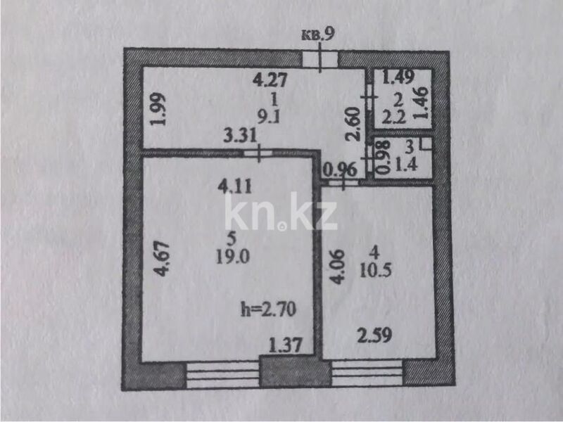 Продажа 1-комнатной квартиры, 45 м² - Продажа однокомнатных квартир в р-не Алматы Астаны - страница 12 фото 5 из 5