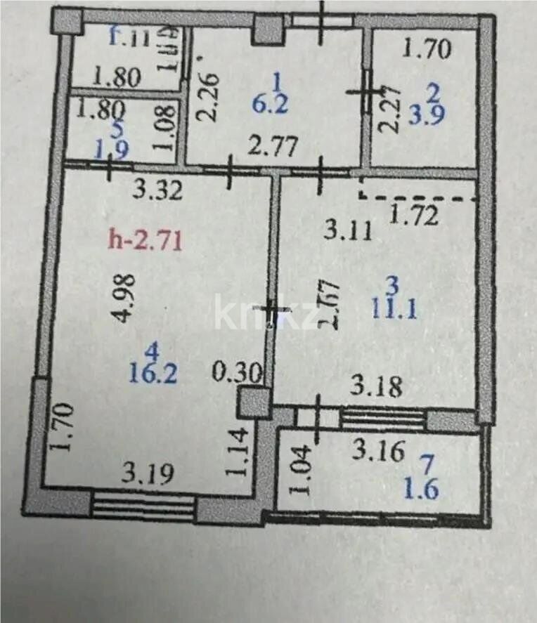 Продажа 1-комнатной квартиры, 43 м² - Продажа квартир в Казахстане - страница 279 фото 5 из 5