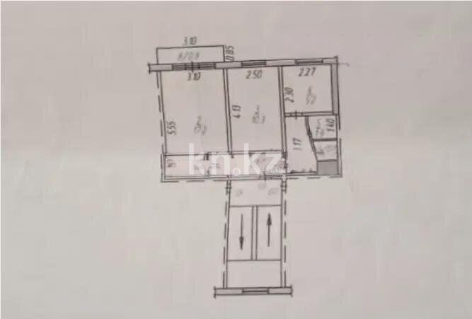 Продажа 2-комнатной квартиры, 44 м² - Продажа квартир в Темиртау - страница 2 фото 5 из 5