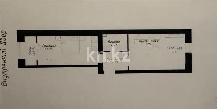 Продажа 2-комнатной квартиры, 50.61 м² - Продажа двухкомнатных квартир в р-не Сарайшык Астаны - страница 25 фото 1 из 1