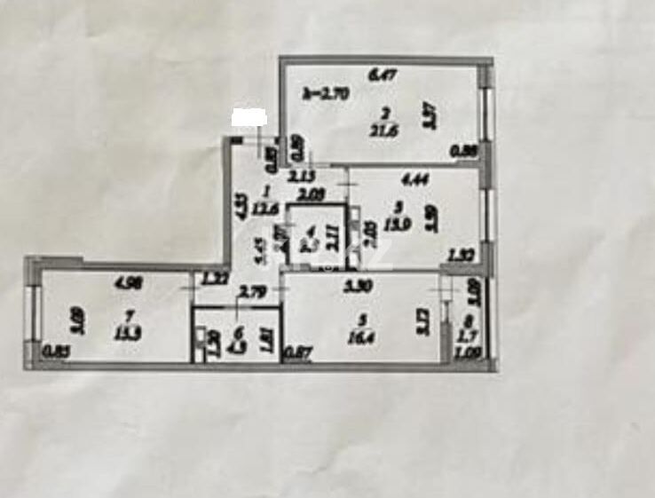 Продажа 3-комнатной квартиры, 90 м² - Продажа квартир в монолитно-каркасном доме в Астане фото 31 из 31