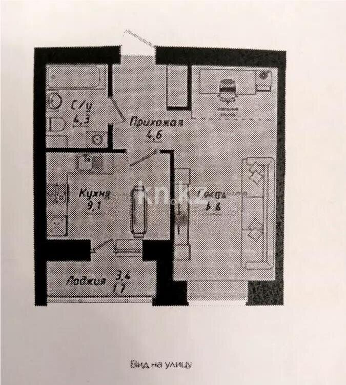 Продажа 1-комнатной квартиры, 38.1 м² - Продажа недвижимости в Астане - страница 24 фото 1 из 1