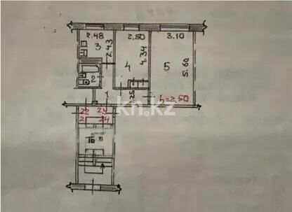 Продажа 2-комнатной квартиры, 44 м² - Недвижимость в Темиртау фото 5 из 5