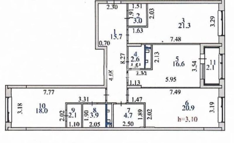 Продажа 3-комнатной квартиры, 111 м² - Продажа трехкомнатных квартир в Астане - страница 13 фото 3 из 3