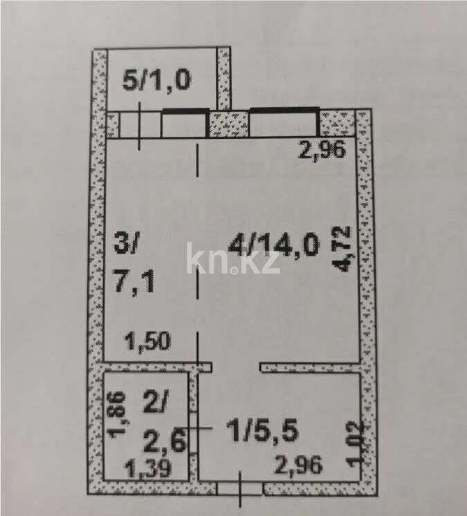 Продажа 1-комнатной квартиры, 30 м² - Продажа однокомнатных квартир в р-не Косшы Астаны - страница 6 фото 2 из 2