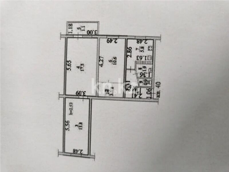 Продажа 3-комнатной квартиры, 59 м² - Продажа трехкомнатных квартир от собственников в Алматы - страница 7 фото 6 из 6