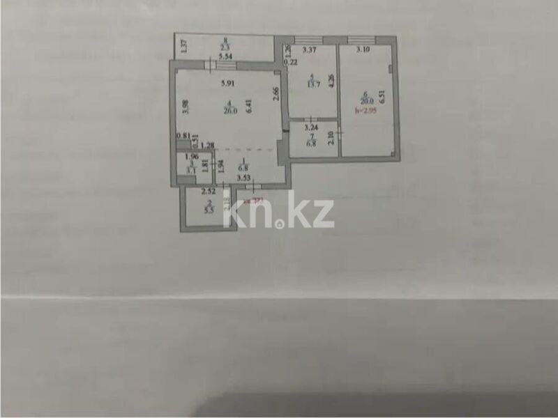 Продажа 3-комнатной квартиры, 84.2 м² - Продажа  трехкомнатных квартир в новостройках Астаны - страница 3 фото 1 из 1