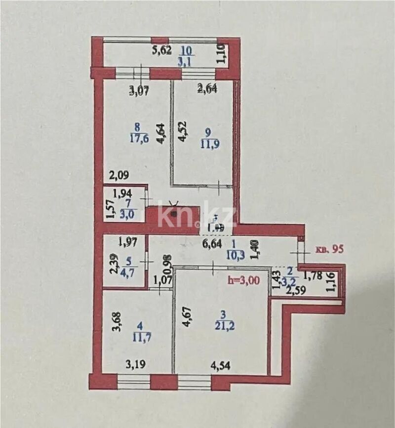 Продажа 3-комнатной квартиры, 90 м² - Продажа  трехкомнатных квартир в новостройках Астаны - страница 15 фото 6 из 6