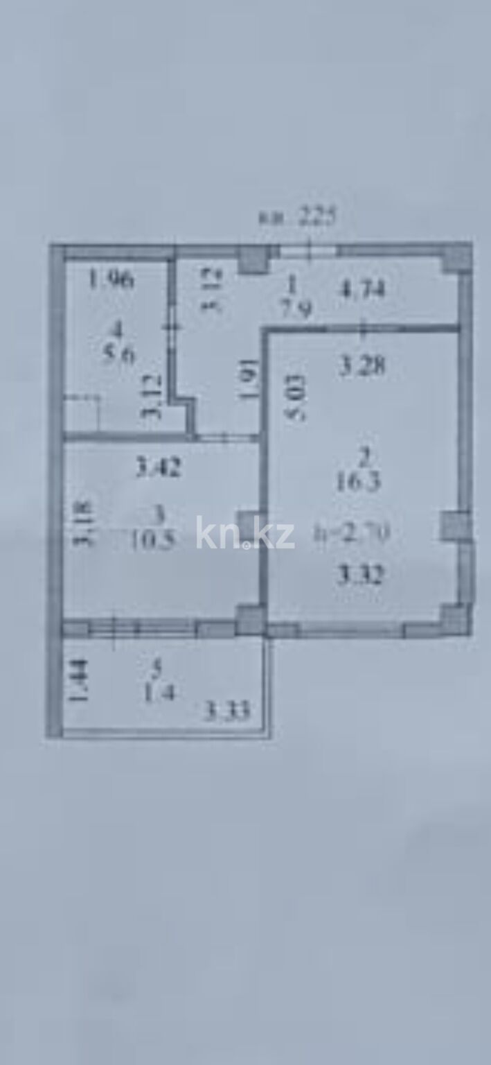 Продажа 1-комнатной квартиры, 42 м² - Продажа квартир в монолитном доме в Казахстане фото 1 из 10