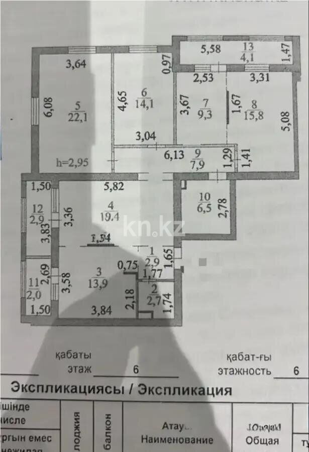 Продажа 4-комнатной квартиры, 126 м² - Продажа недвижимости в Казахстане - страница 4 фото 1 из 1