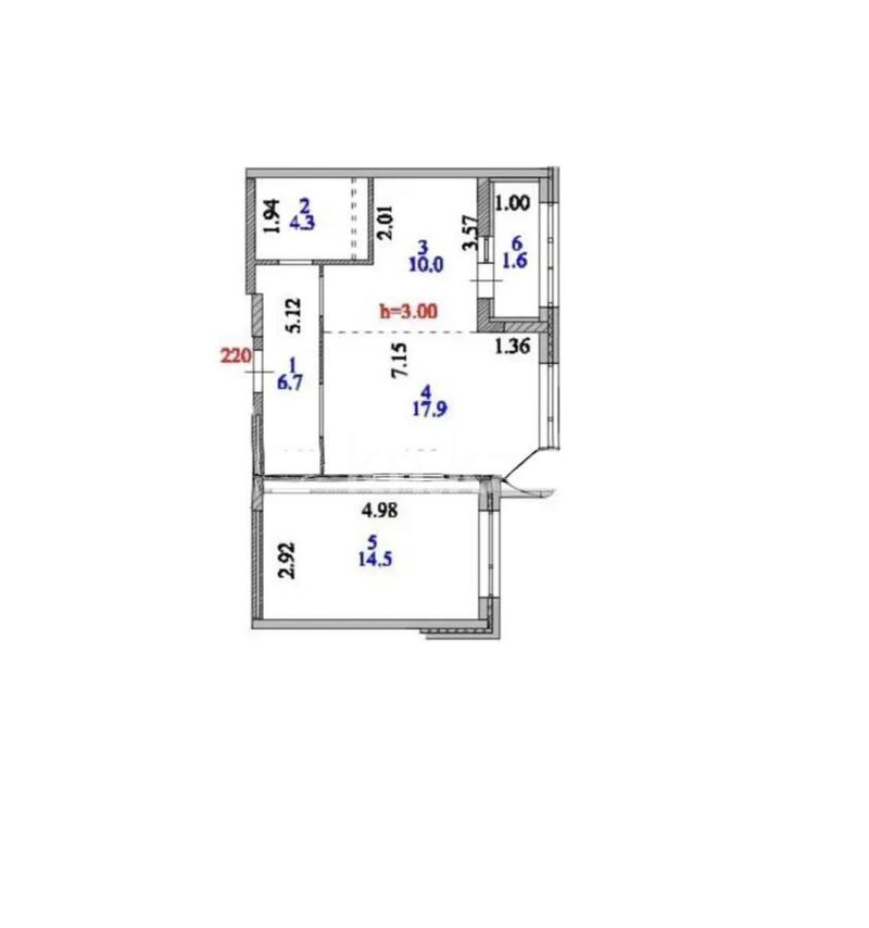 Продажа 2-комнатной квартиры, 55 м² - Продажа квартир в новостройках Астаны - страница 23 фото 4 из 4