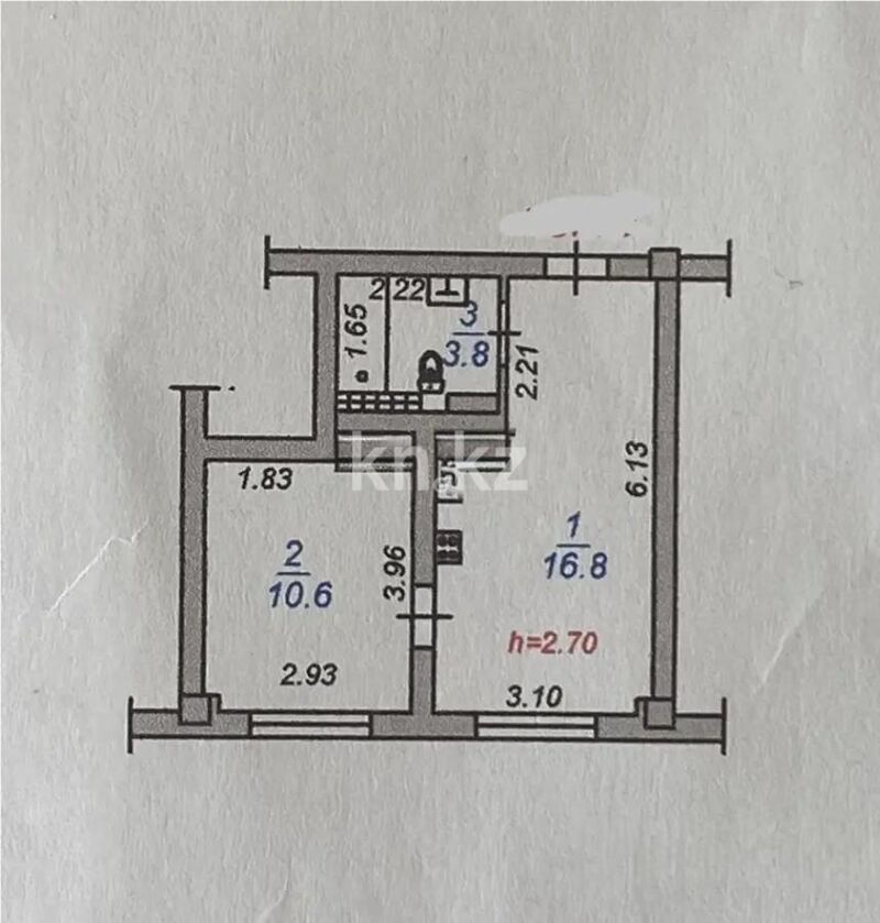Продажа 1-комнатной квартиры, 31 м² - Продажа недвижимости в Казахстане - страница 7 фото 1 из 1