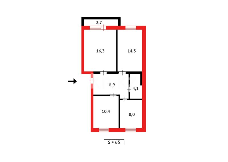 Продажа 3-комнатной квартиры, 63 м² - Недвижимость в Темиртау - страница 2 фото 16 из 16