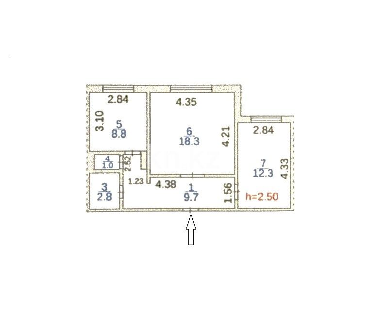 Продажа 2-комнатной квартиры, 53 м² - Продажа квартир в Казахстане - страница 14 фото 29 из 29