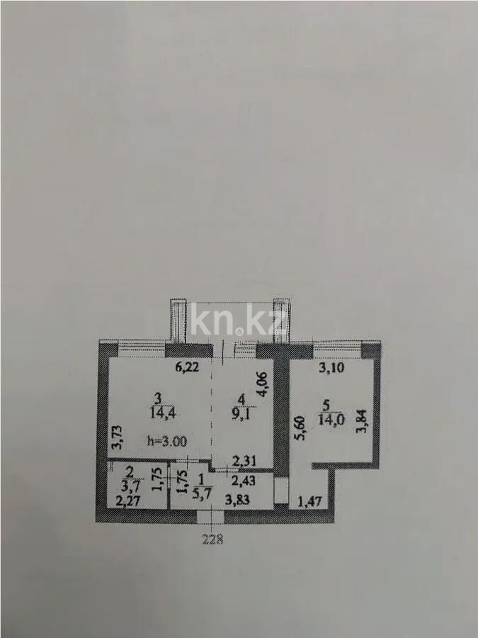 Продажа 2-комнатной квартиры, 49 м² - Продажа квартир в кирпичном доме в Астане - страница 218 фото 1 из 1