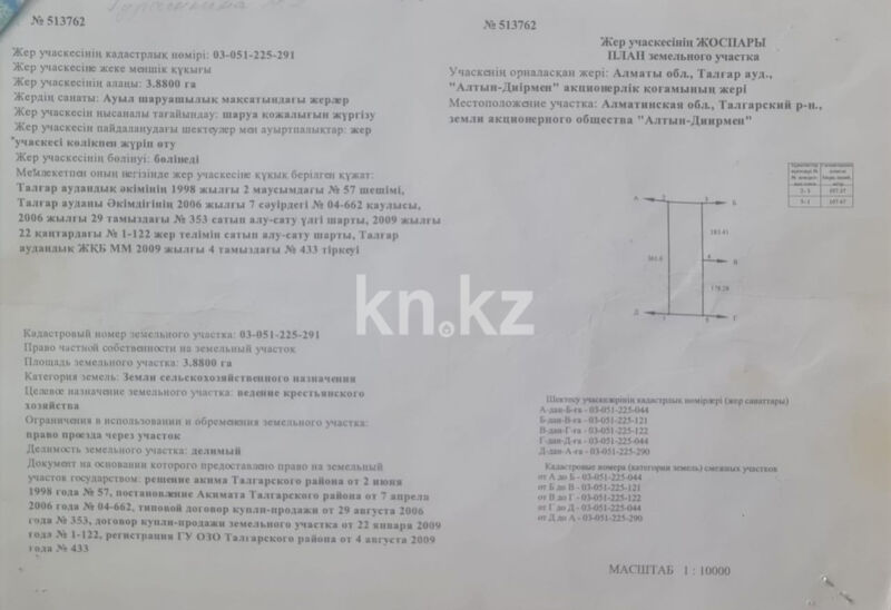 Продажа участка, 3.88 га - Продажа земельных участков в Казахстане - страница 2 фото 3 из 11