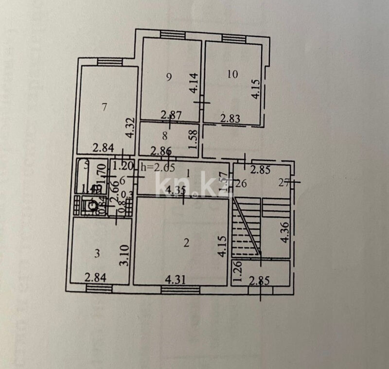 Продажа 4-комнатной квартиры, 81 м² - Продажа квартир в блочном доме в Караганде фото 2 из 2
