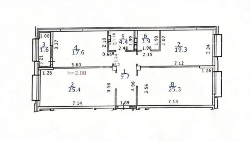 Продажа 3-комнатной квартиры, 110 м² - Продажа трехкомнатных квартир в Бостандыкском р-не Алматы - страница 13 фото 7 из 7