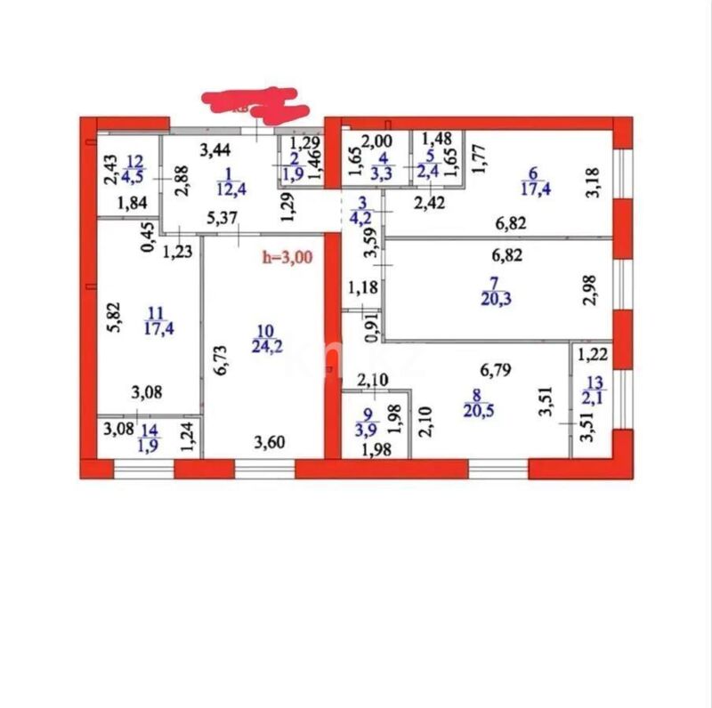 Продажа 4-комнатной квартиры, 136 м² - Продажа квартир в новостройках Астаны - страница 13 фото 4 из 4