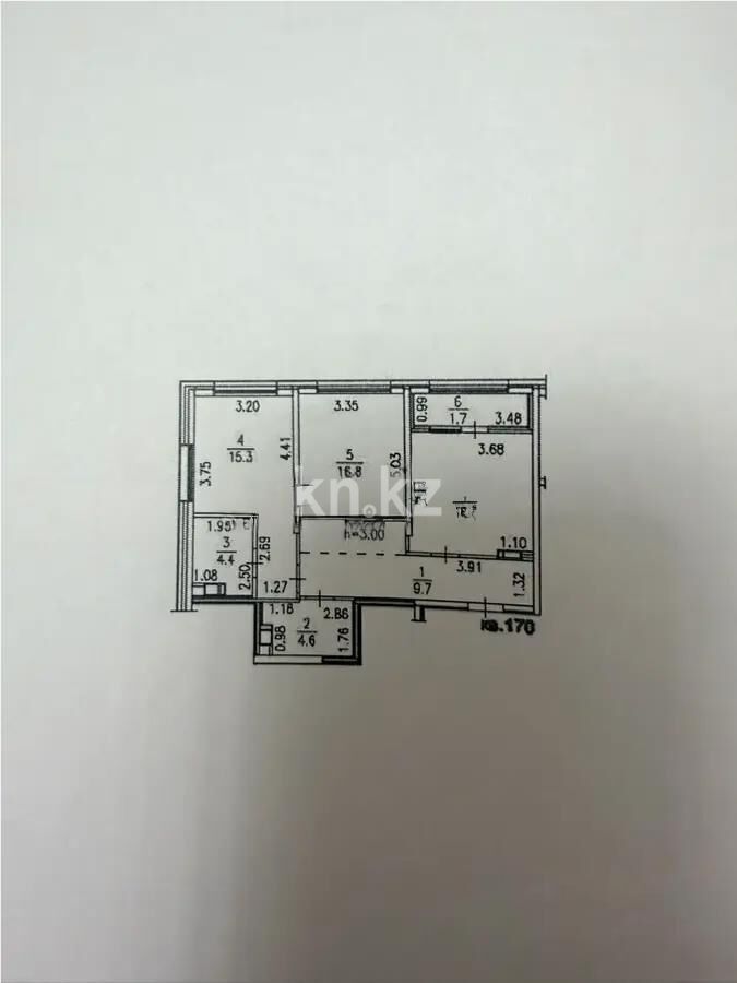 Продажа 2-комнатной квартиры, 66 м² - Продажа квартир в монолитном доме в Алматы - страница 2 фото 1 из 1