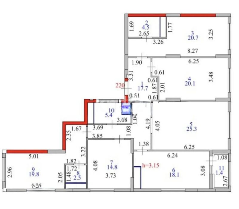 Продажа 5-комнатной квартиры, 150.3 м² - Продажа квартир от собственников в Астане - страница 11 фото 1 из 1